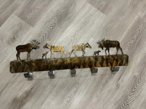 Moose Metal Coat Rack