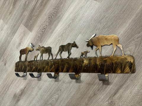 Moose Metal Coat Rack