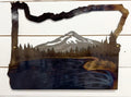 Oregon Metal Welcome Sign