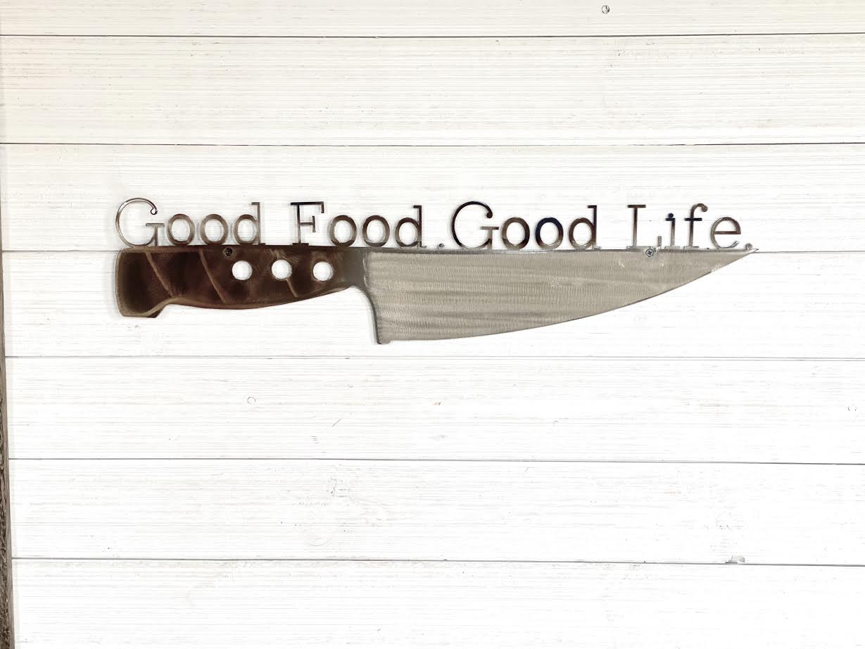 Good Food Metal Wall Art