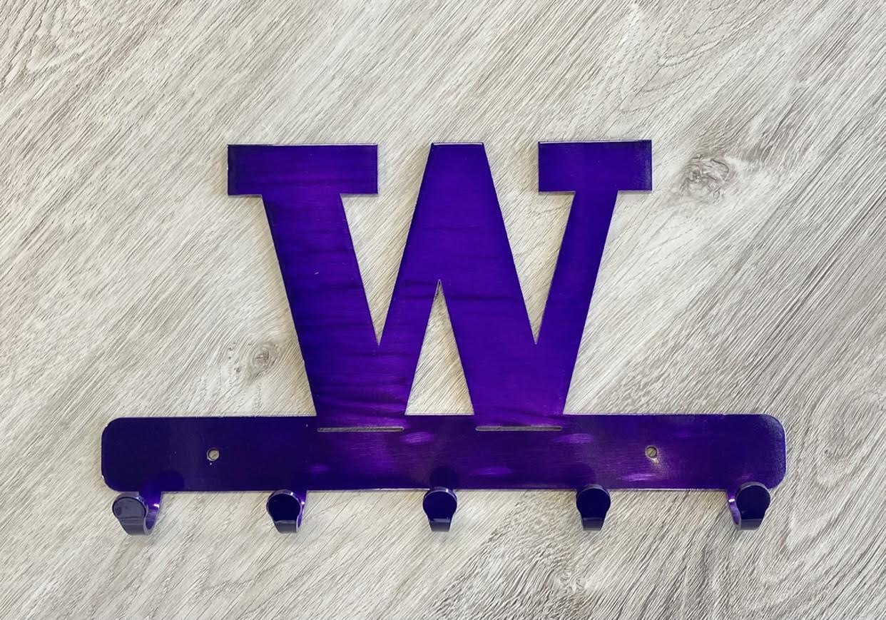 University of Washington Huskies Metal Keychain Holder