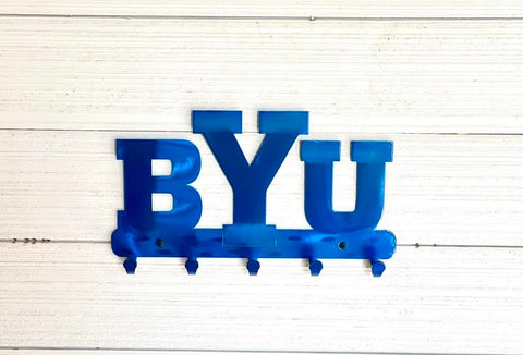 Brigham Young University BYU Cougars Metal Keychain Holder