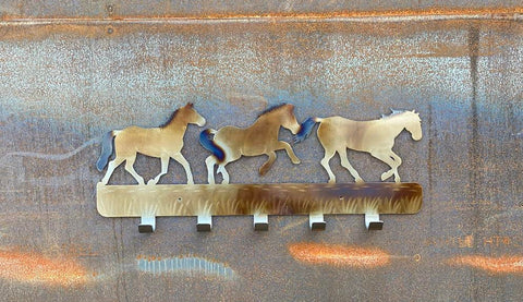 Horse Metal Coat Rack