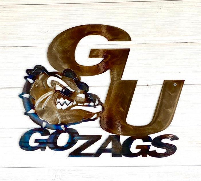 Gonzaga Bulldogs Metal Wall Art